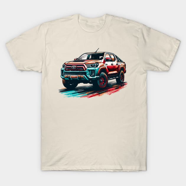 Toyota Hilux T-Shirt by Vehicles-Art